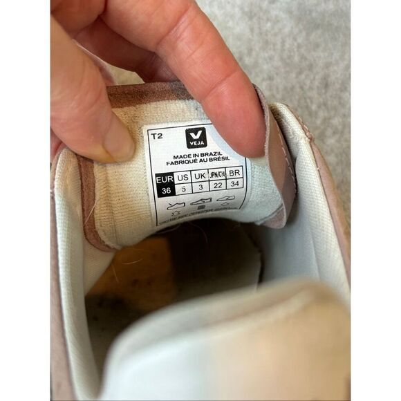 Veja Campo Chromefree Leather Babe / White, Sz 5, $168 - Picture 9 of 10